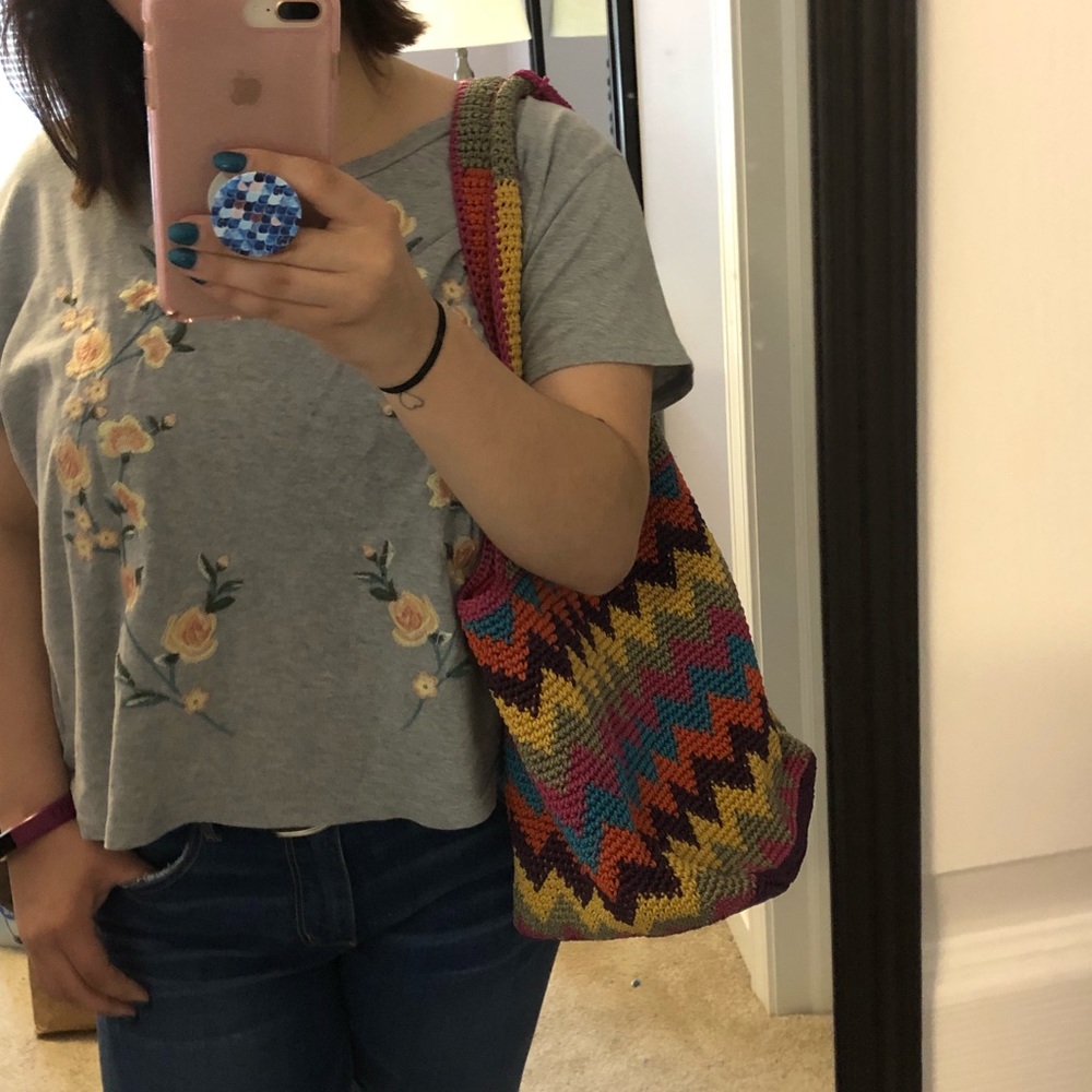 The Sak chevron tote bag